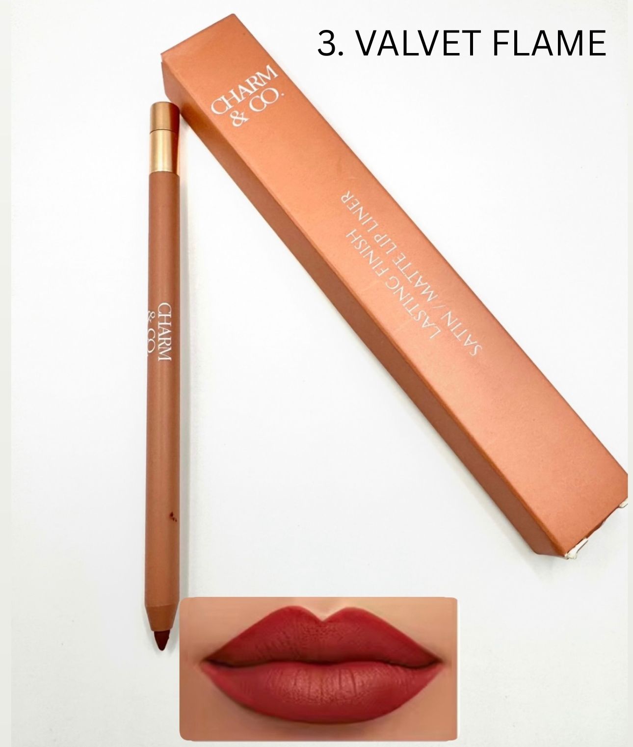 Charm & Co. LASTING FINISH SATIN/ MATTE LIP LINER